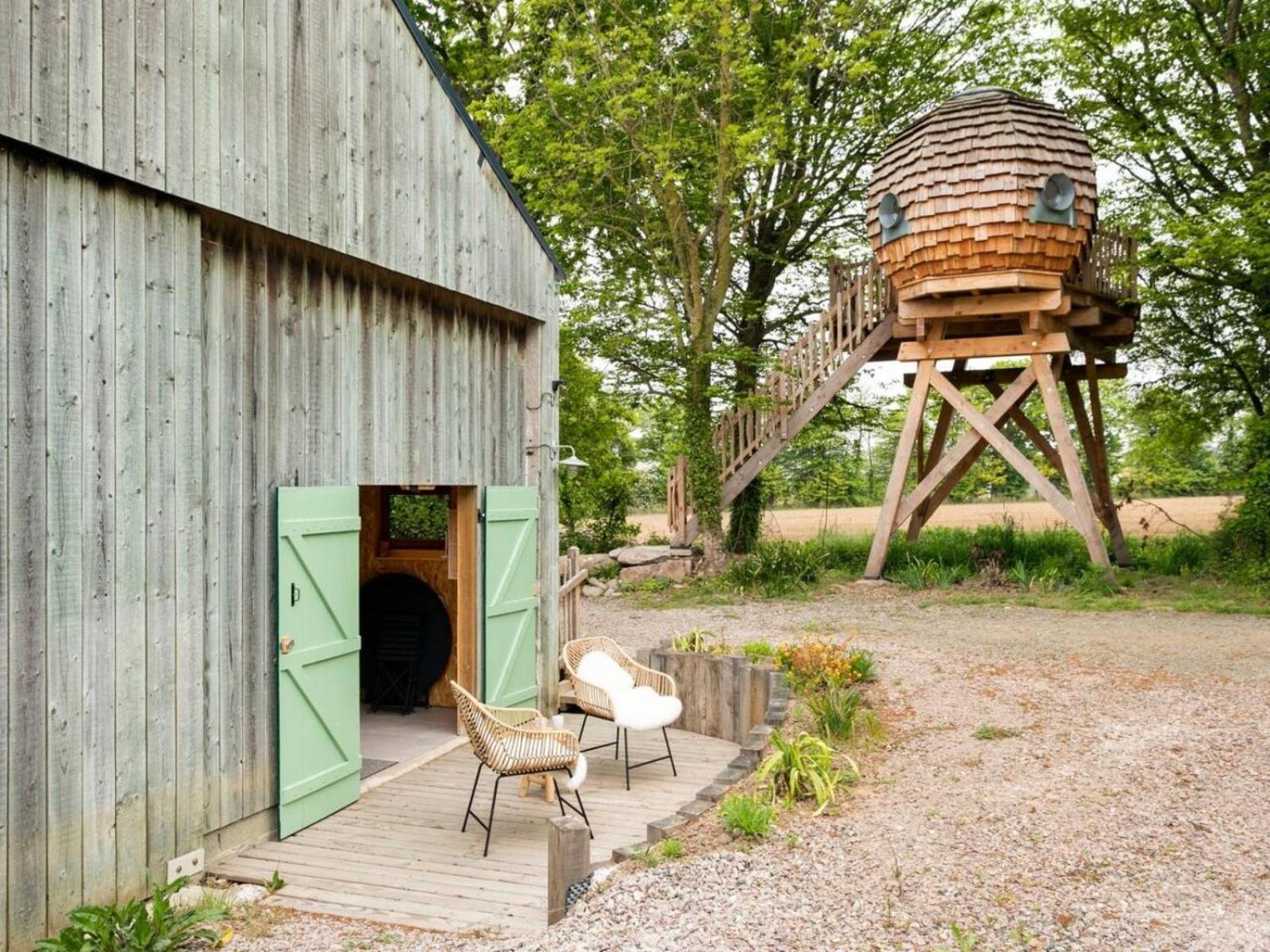 La Ville Es Renais - Ferme Et Maison D'Hotes Insolite Erquy Eksteriør bilde